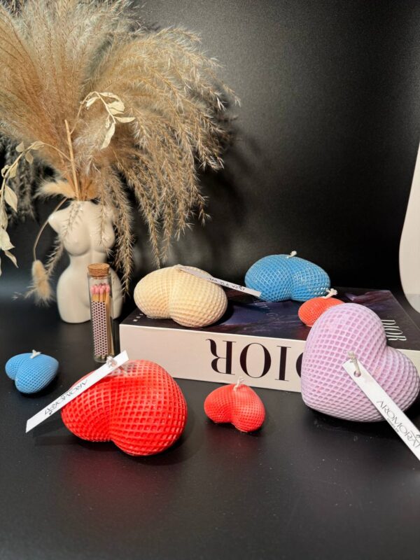 Aromora Heart-Shaped Scented Candles